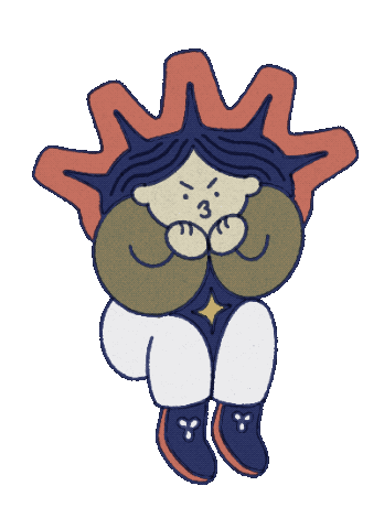 Urchin Gurl Has a Gut Feeling GIF